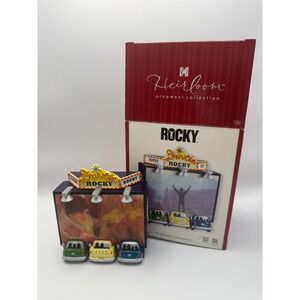 Heirloom Ornament Collection Rocky Drive-In Light Up Movie Ornament -no music